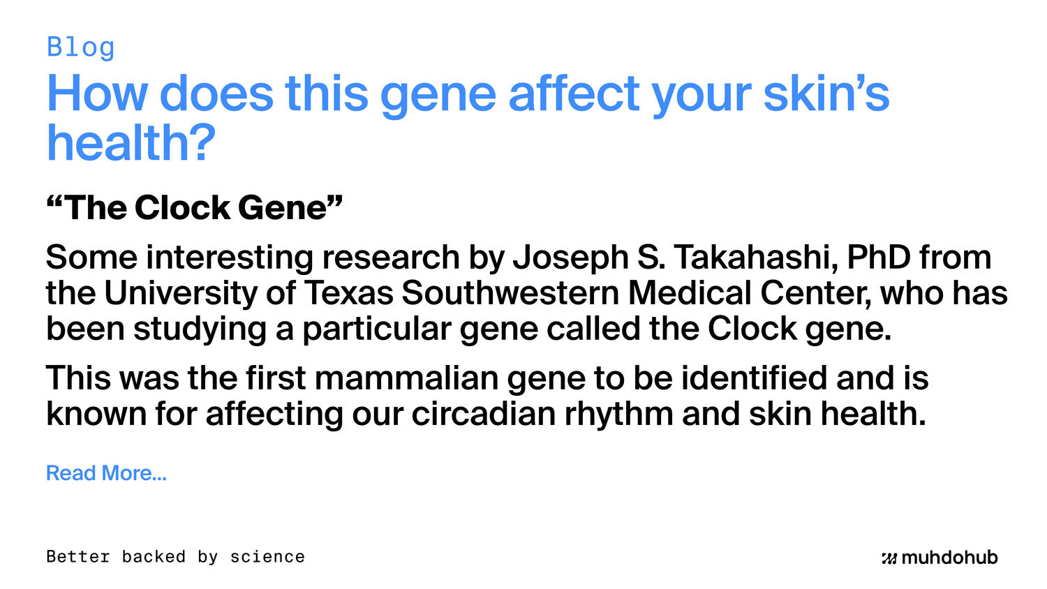 𝐇𝐨𝐰 𝐃𝐨𝐞𝐬 𝐓𝐡𝐢𝐬 𝐆𝐞𝐧𝐞 𝐚𝐟𝐟𝐞𝐜𝐭 𝐘𝐨𝐮𝐫 𝐒𝐤𝐢𝐧’𝐬 𝐇𝐞𝐚𝐥𝐭𝐡?
